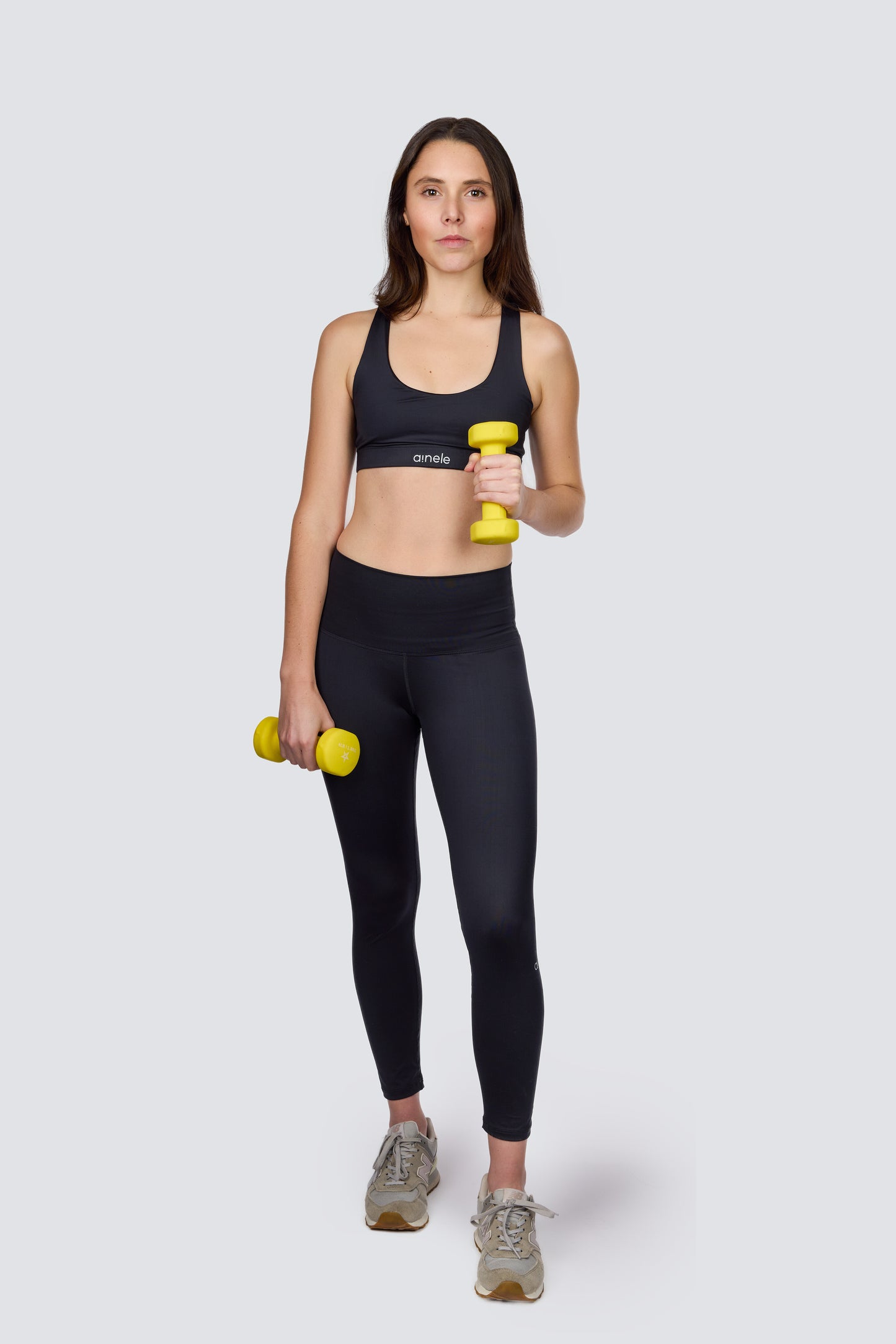 Leggings de Tiro Alto - Negro - Ainele Activewear