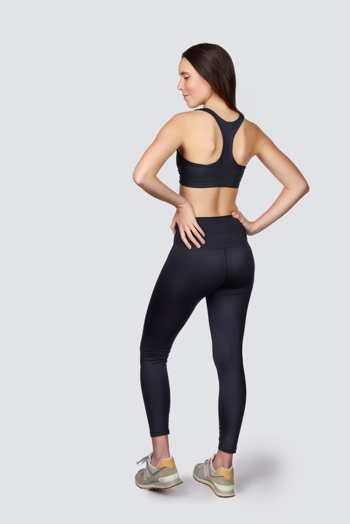 Leggings de Tiro Alto - Negro - Ainele Activewear