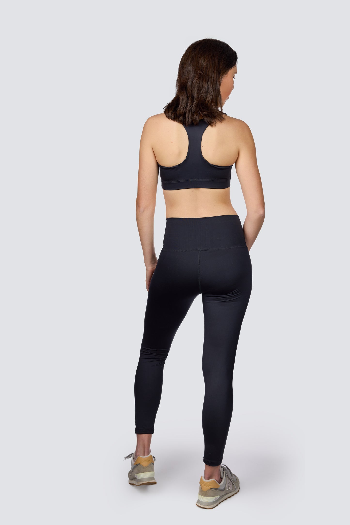 Leggings de Tiro Alto - Negro - Ainele Activewear