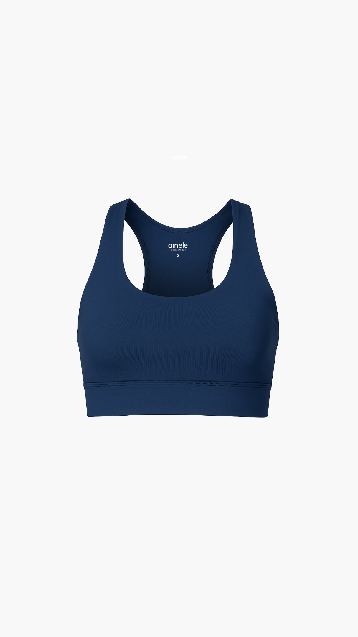 Top Deportivo - Soporte Medio - Azul Navy - Ainele Activewear