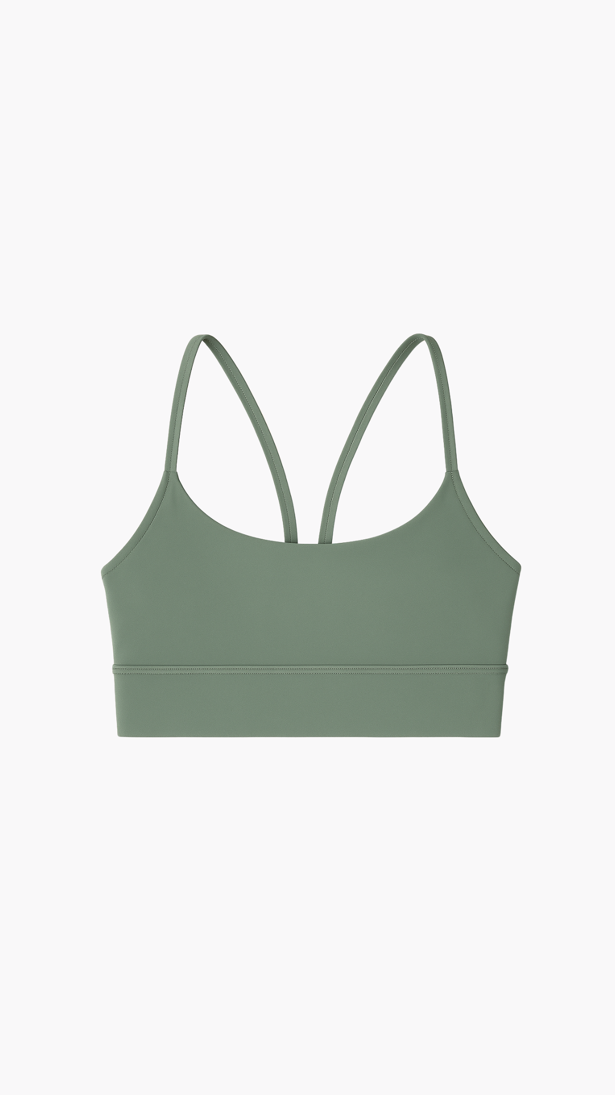 Top Deportivo - Bajo Impacto - Verde Oliva - Ainele Activewear
