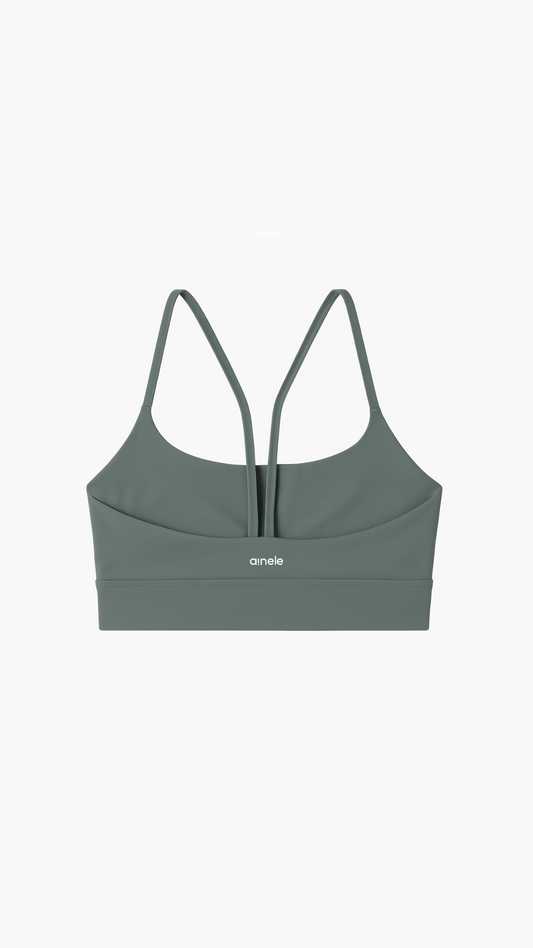 Top Deportivo - Bajo Impacto - Verde Oliva - Ainele Activewear