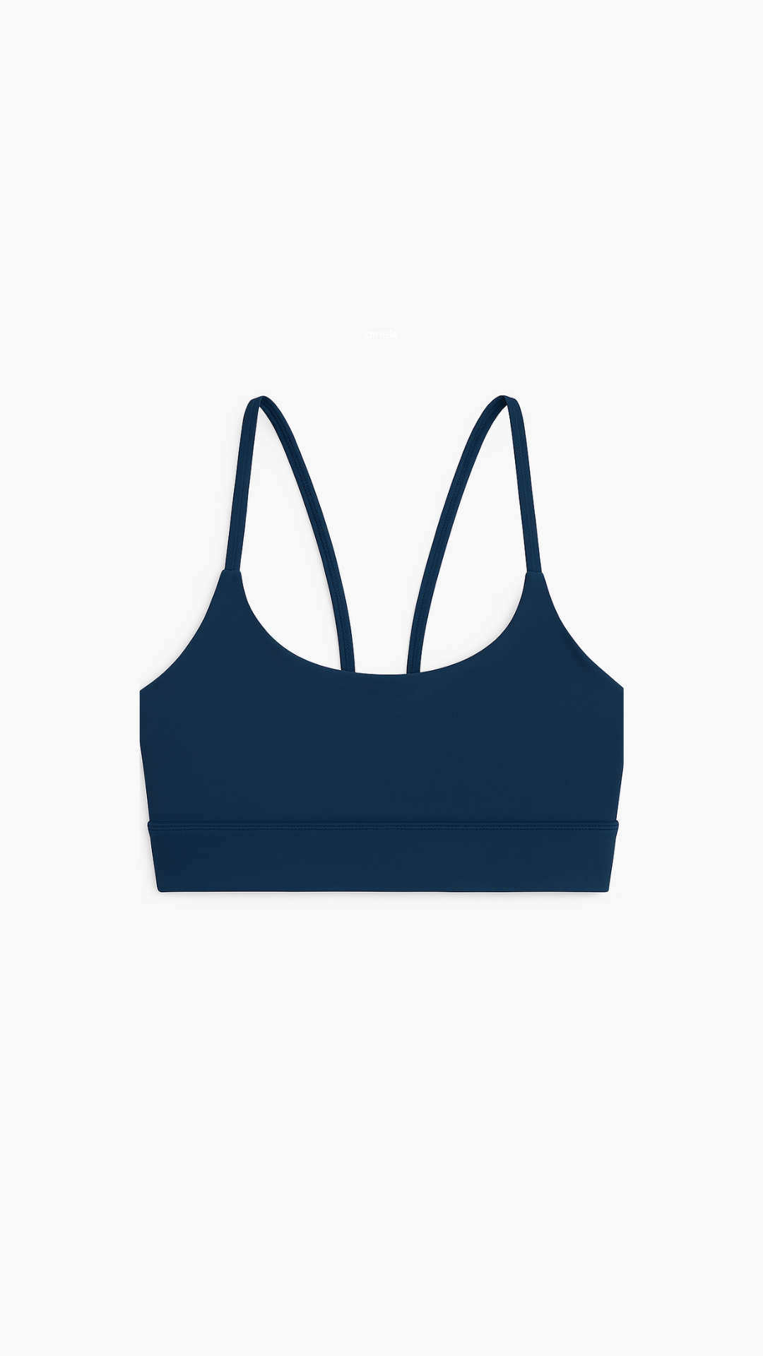 Top Deportivo - Bajo Impacto - Azul Navy - Ainele Activewear