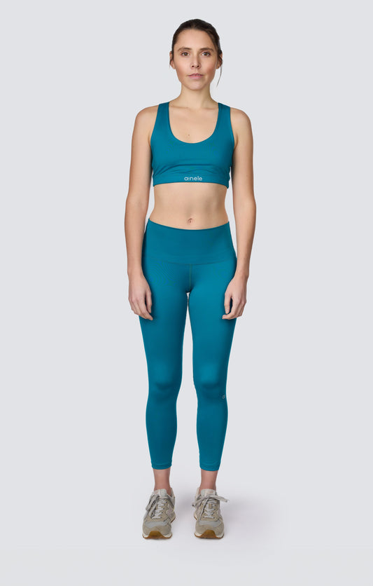 High Waist Legging - Turquoise