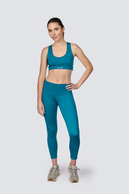 High Waist Legging - Turquesa