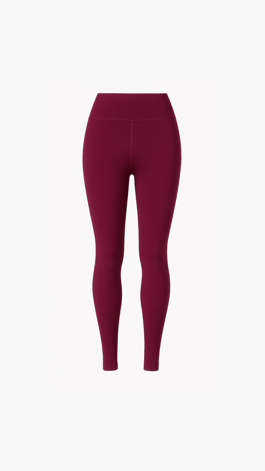 Leggings de Tiro Alto - Magenta - Ainele Activewear