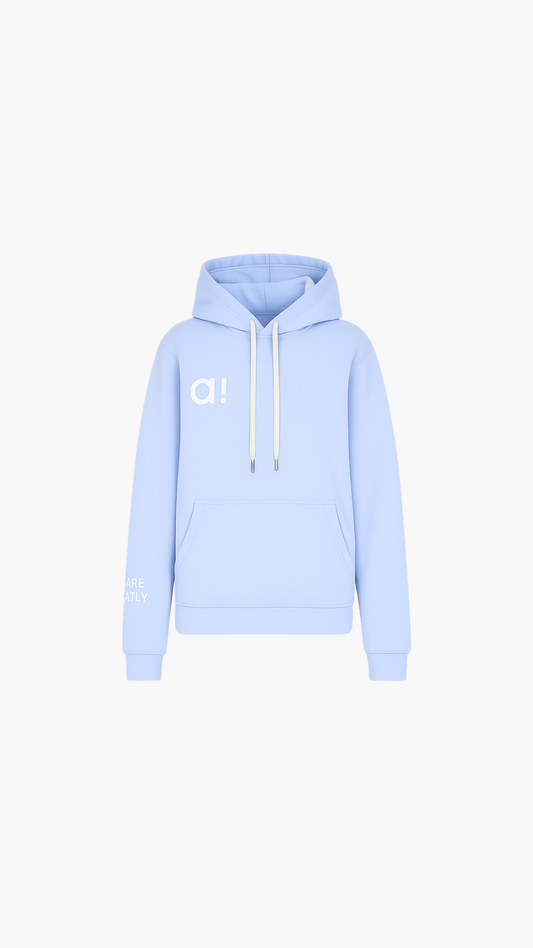 The "you decide hoodie :):" Sky Blue - Ainele Activewear